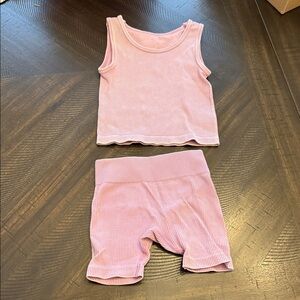 Grayson Mini Matching Tank & Bike Shorts Set - 3T